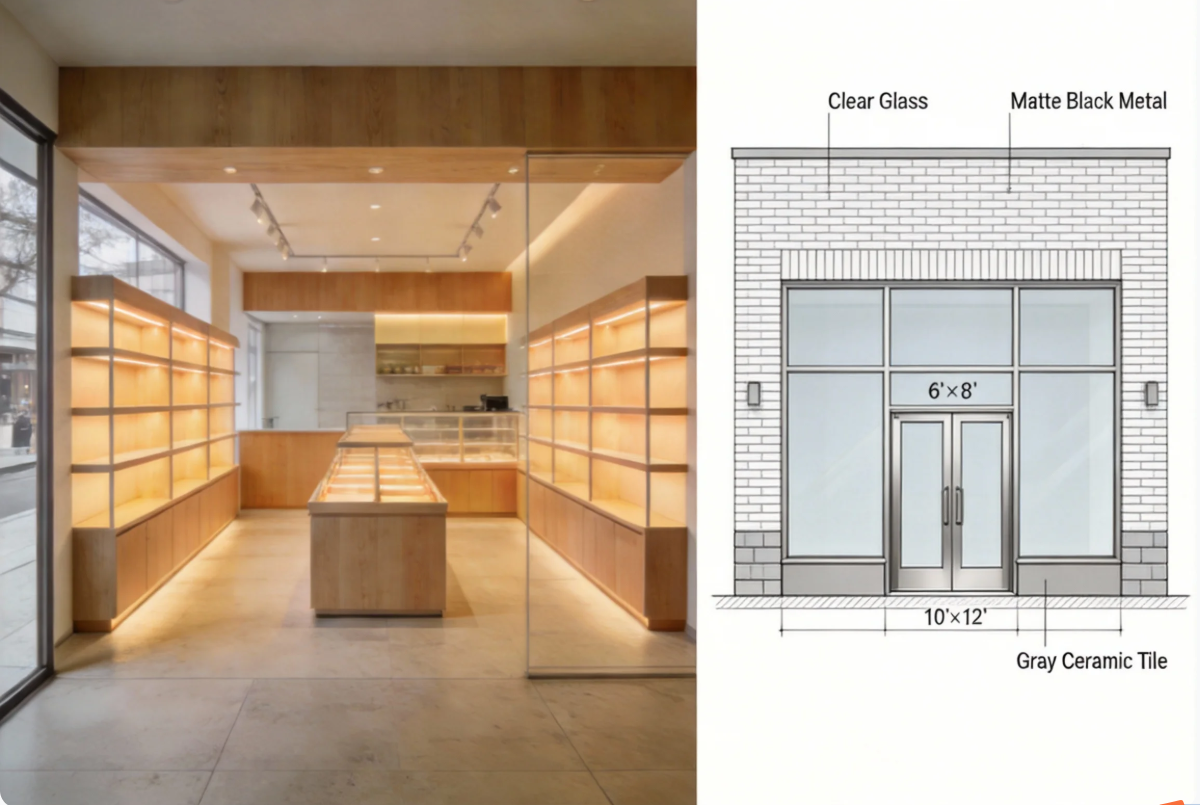 改造后店面效果