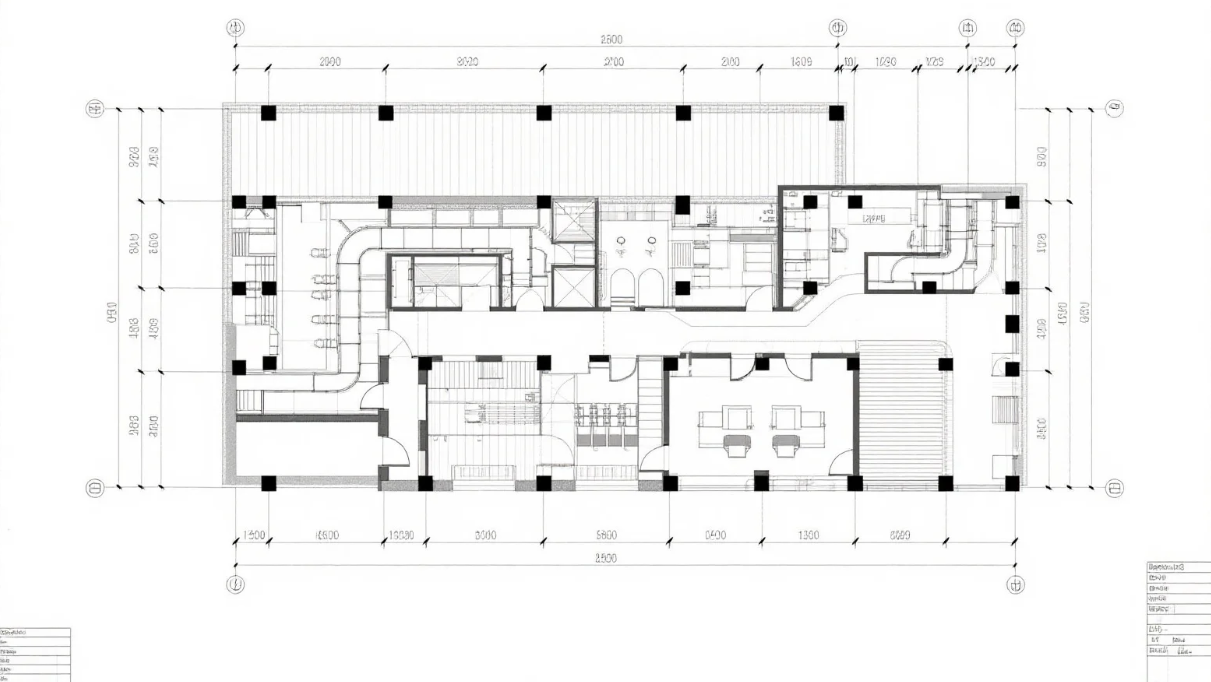工业厂房扩建平面图